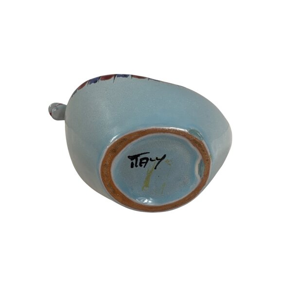 Vintage Aldo Raymor Londi Bitossi Pottery Horse Dish Bowl Planter Italy - Picture 6 of 6